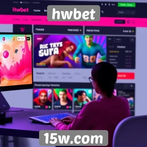 Análise da interface do usuário do site hwbet