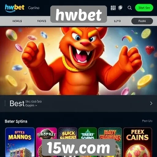 Variedade de jogos disponíveis no hwbet